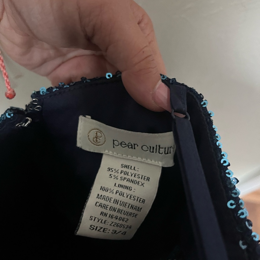 Blue Sequin Women's Bag